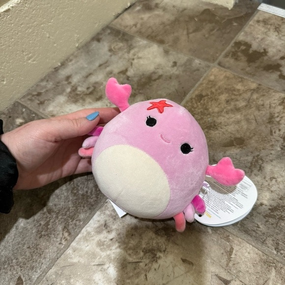 Squishmallows Other - Squishmallows Original 7 Inch Cailey The Pink Crab Stuffed Official Plush  NWT